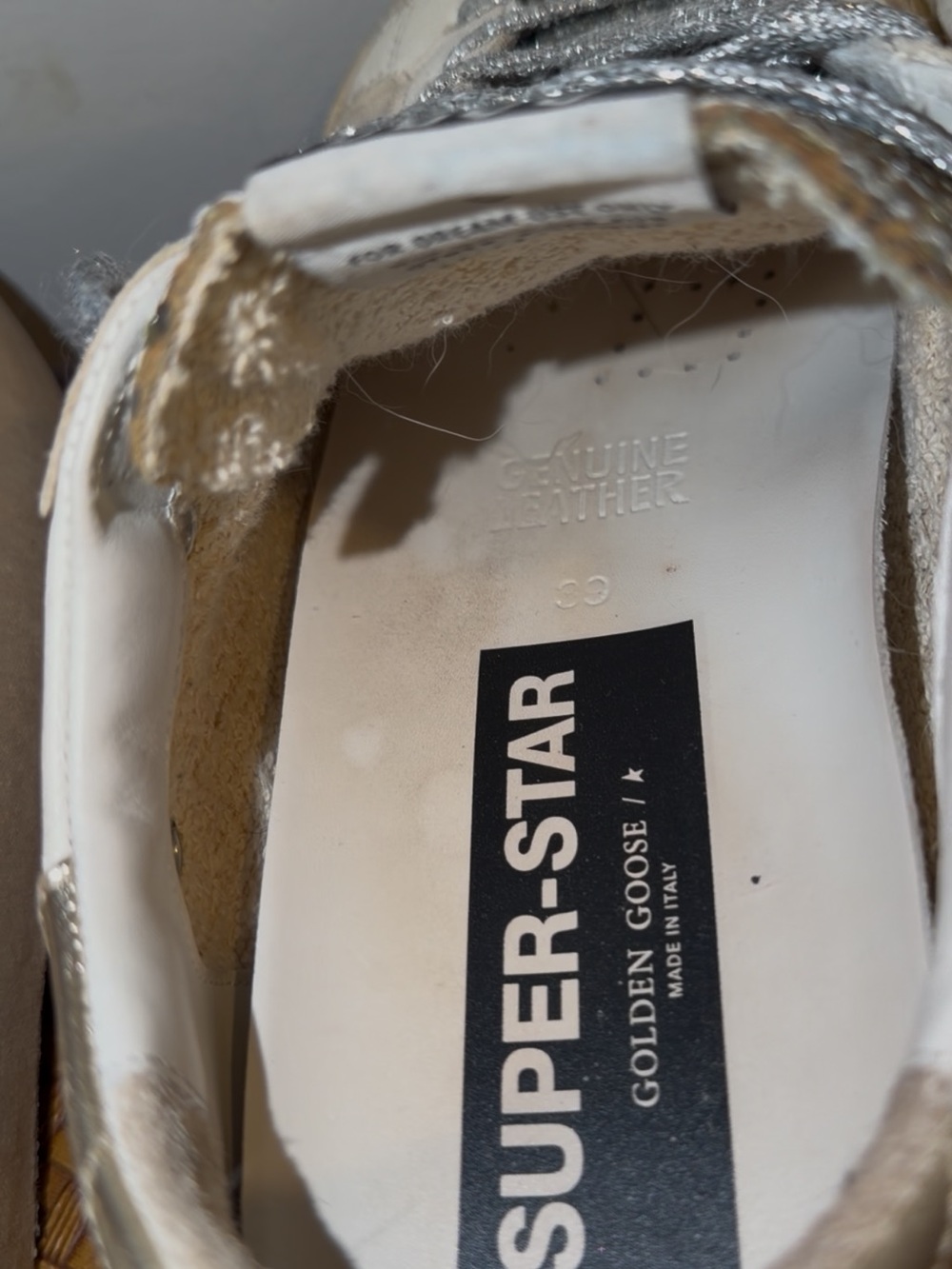 Golden Goose Super-Star Glitter Sneakers - Picture 9 of 9